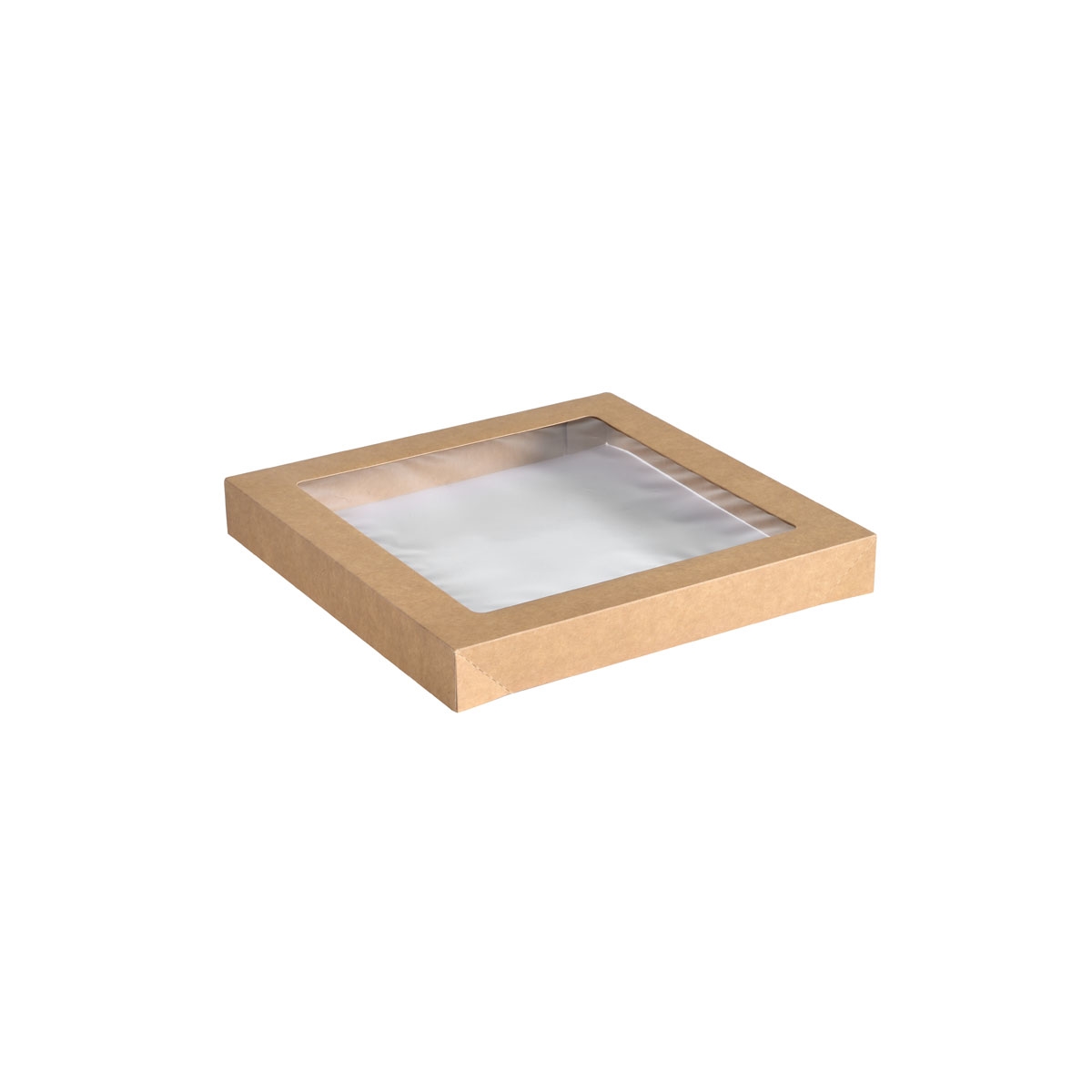 Catering-Deckel Cardboard / PLA braun, Small braun