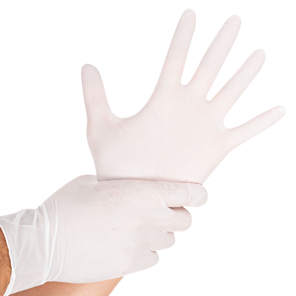 Nitril Handschuhe Safe Light  ungepudert, Grösse M, weiss